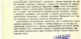List W. Krukowskiego do Impresariatu Teatru PAA PAGART