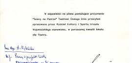 List wojewody poznańskiego do MKiS ws. siedziby T8D