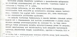 List do Departamentu Sztuki Estradowej MKiS (fragm.)