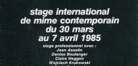 Théâtres du geste (1985)