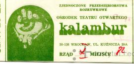 Bilety na spektakle OTO Kalambur